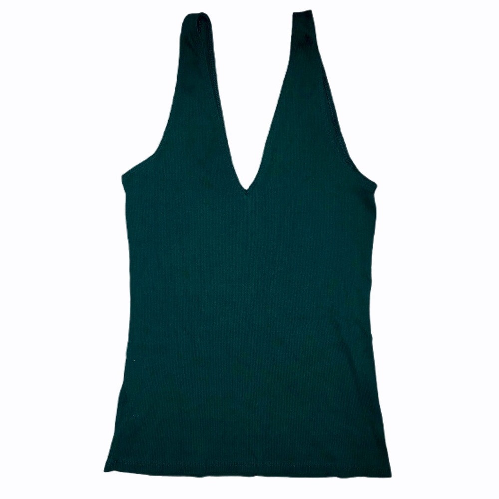 Express deep v neck tank